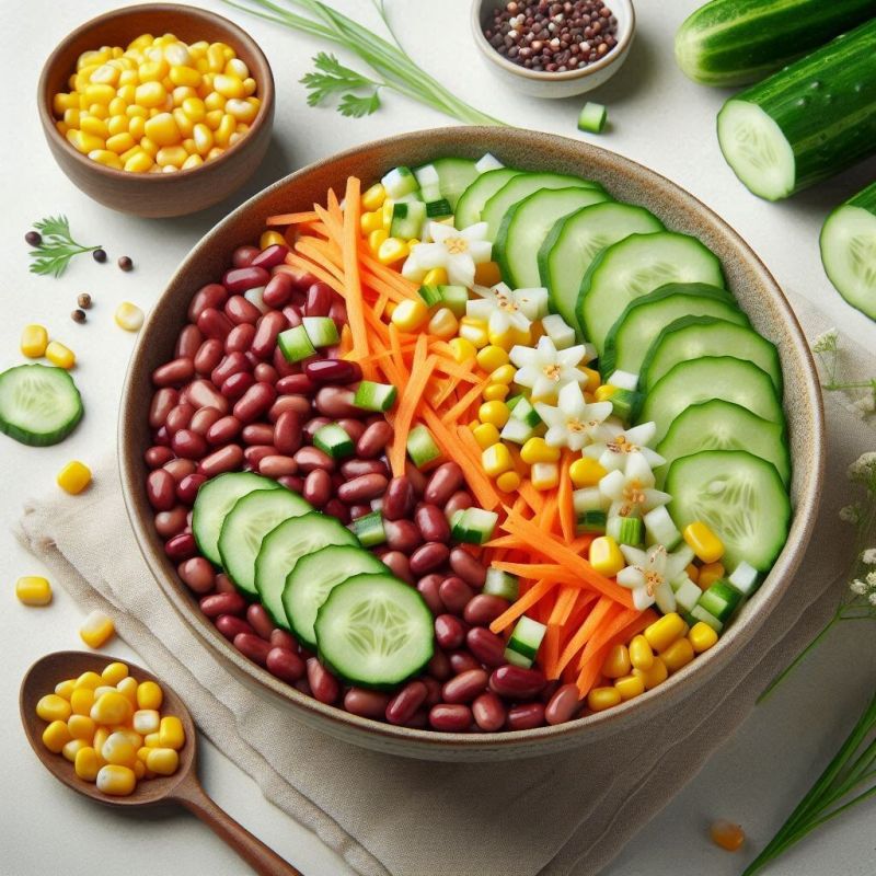 Салат с фасолью: ваша палочка-выручалочка