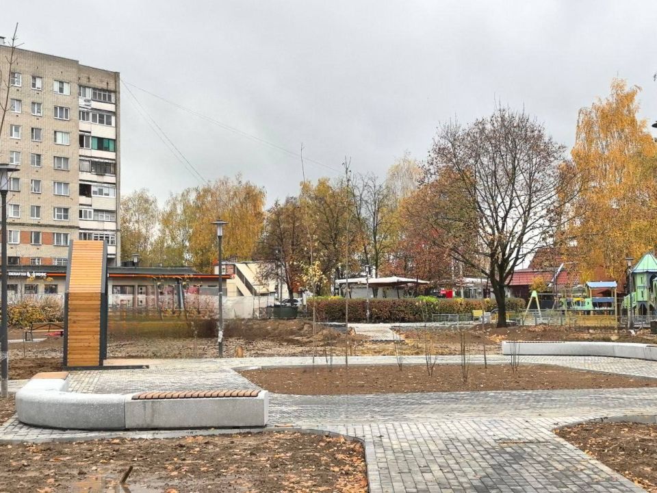 Завершается благоустройство сквера имени Василия Пестова