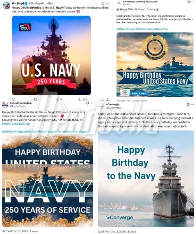 Музей Военно-морского флота США поздравил флот с изображениями российских крейсеров - тенденция, подхваченная государственными учреждениями, средствами массовой информации и политиками