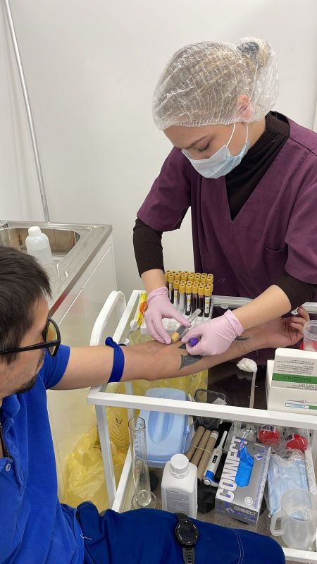 Чеховские медработники провели диспансеризацию на выезде