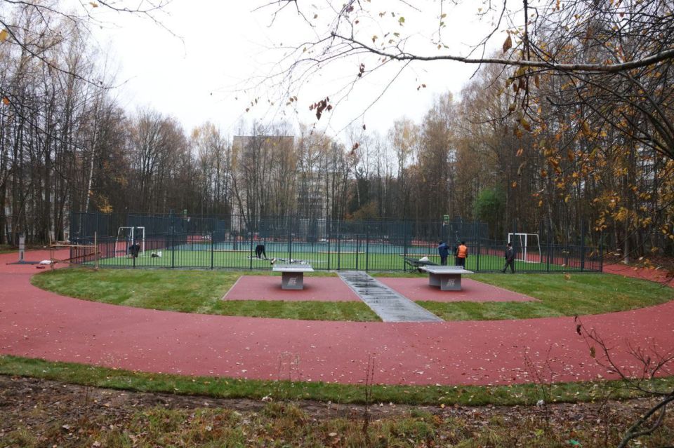 Завершаем обновление спортивного ядра на территории Гимназии Протвино