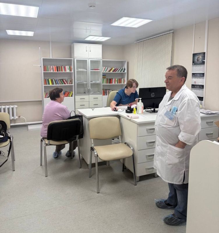 Жители пос. Александровка проверили свое здоровье на выездной диспансеризации