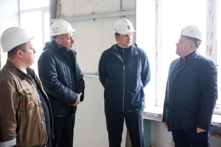 Дмитрий Волков: Проверил ход капитального здания, где будет базироваться Красногорский отдел ГИБДД