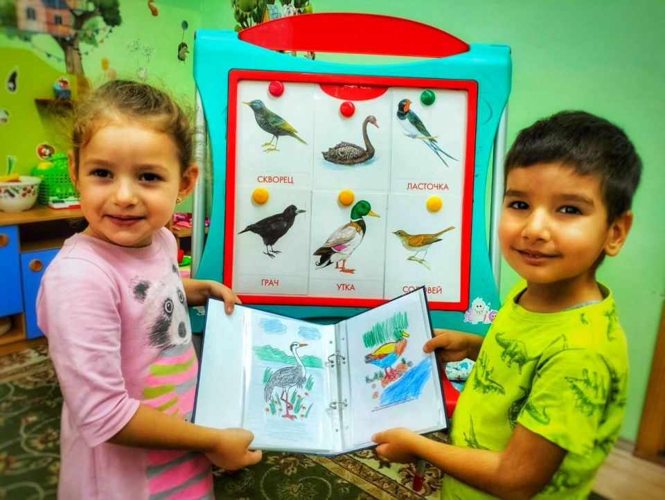 В рамках реализации проекта "Предшкола: стандарт детского сада" в дошкольном отделении гимназии №2 м.о. Чехов (здание 3, п. Васькино) на тематической неделе "Книга-лучший друг" (лексическая тема "Перелётные птицы") с...