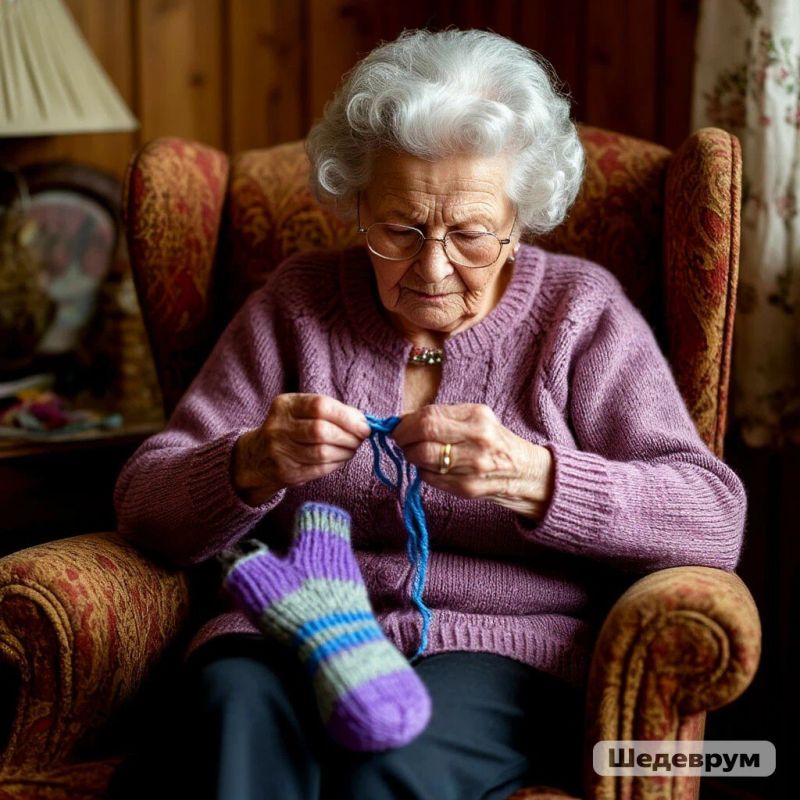 НОВОСТИ. Участники клуба Активное Долголетие вяжут носки в "ПОМОЩЬ СВО"