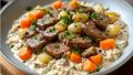 Классическое французское бланкет: нежное мясо в белом соусе