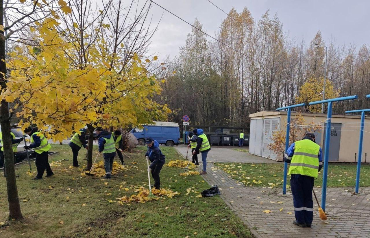 УК Богородского округа вышли на осенний субботник УК Богородского округа вышли на осенний субботник