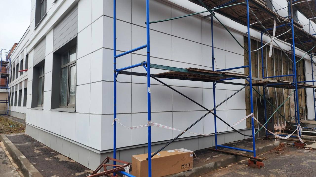 В хирургическом корпусе Домодедовской больницы продолжается капитальный ремонт В хирургическом корпусе Домодедовской больницы продолжается капитальный ремонт