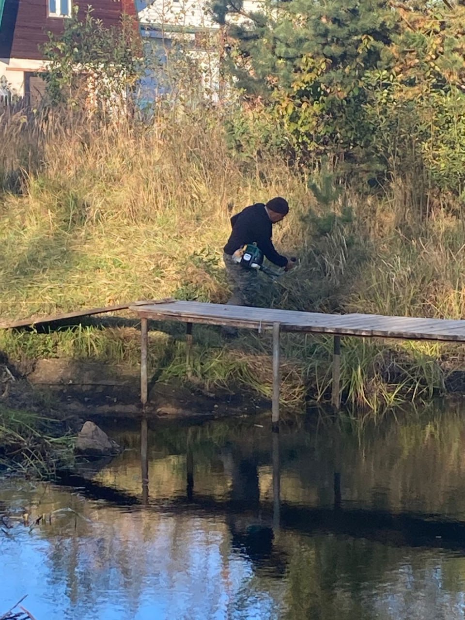 В Богородском округе продолжается системная работа по приведению в порядок водных объектов В Богородском округе продолжается системная работа по приведению в порядок водных объектов