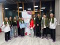 «Волонтеры Подмосковья» связали теплые шарфы для наших военнослужащих
