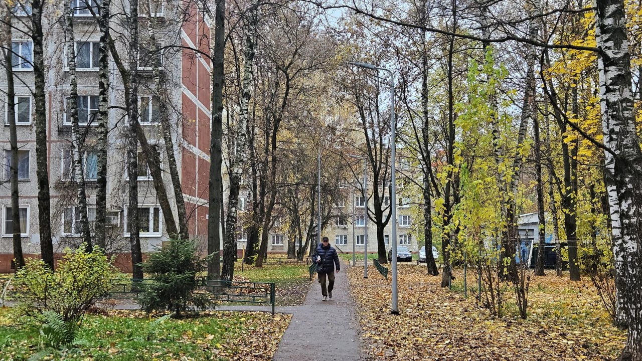 На пешеходной дорожке по ул. Железнякова в Долгопрудном теперь светло даже ночью На пешеходной дорожке по ул. Железнякова в Долгопрудном теперь светло даже ночью