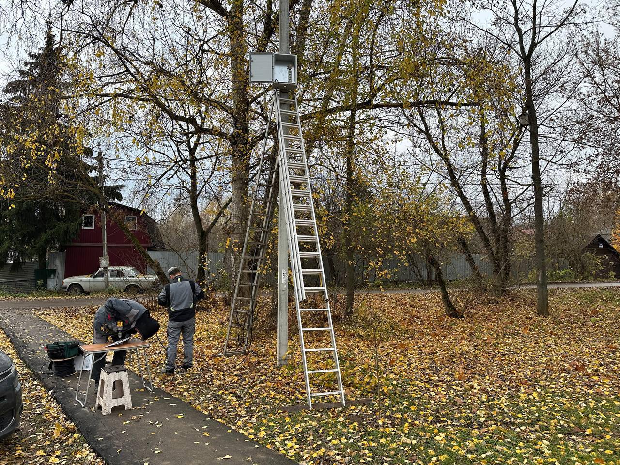 Устройство универсальной спортивной площадки в Востряково Устройство универсальной спортивной площадки в Востряково