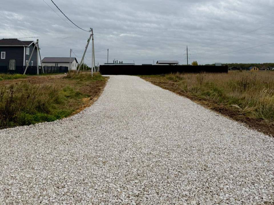 Новую автомобильную дорогу проложили в деревне Никулино Новую автомобильную дорогу проложили в деревне Никулино