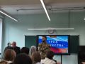 Морпех рассказал школьникам Долгопрудного о буднях «за ленточкой»