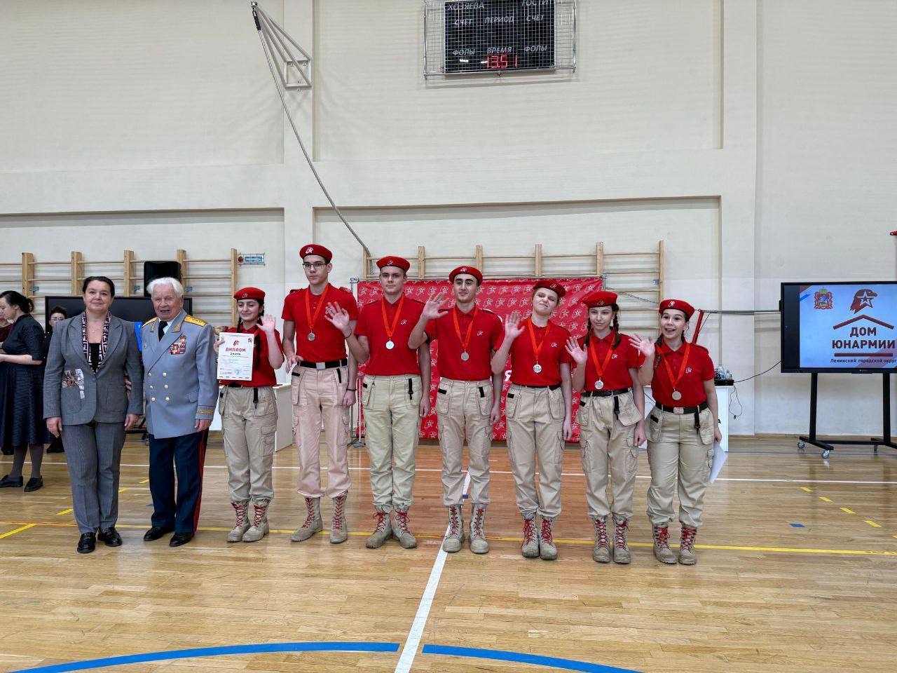 В честь открытия 11-го Дома Юнармии в городском округе Ленинский состоялась торжественная церемония и проведение первой военно-патриотической игры «Мисайловский прорыв».  В честь открытия 11-го Дома Юнармии в городском округе Ленинский состоялась торжественная церемония и проведение первой военно-патриотической игры «Мисайловский прорыв».