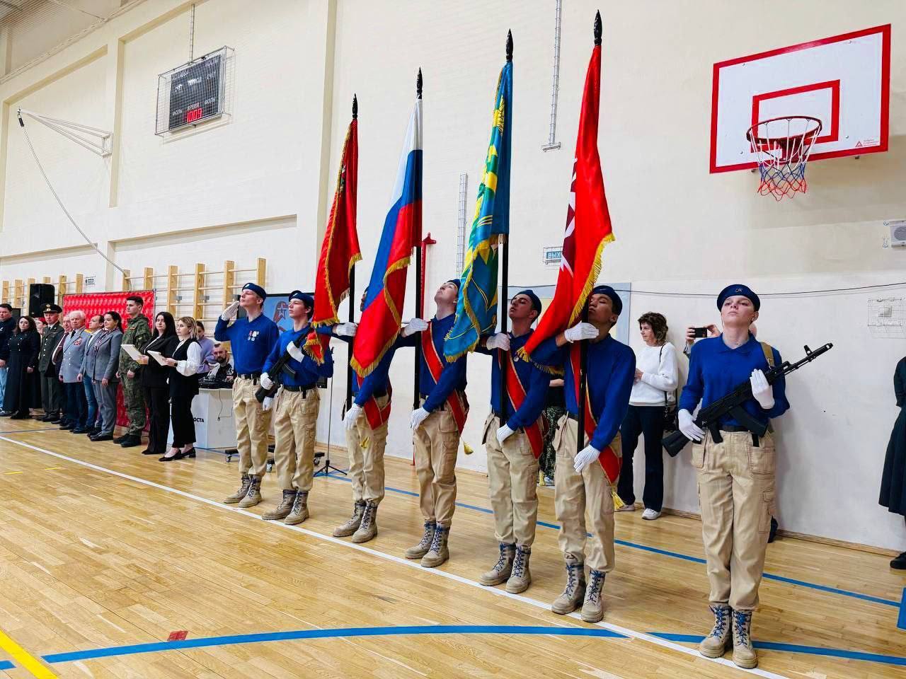 В честь открытия 11-го Дома Юнармии в городском округе Ленинский состоялась торжественная церемония и проведение первой военно-патриотической игры «Мисайловский прорыв».  В честь открытия 11-го Дома Юнармии в городском округе Ленинский состоялась торжественная церемония и проведение первой военно-патриотической игры «Мисайловский прорыв».