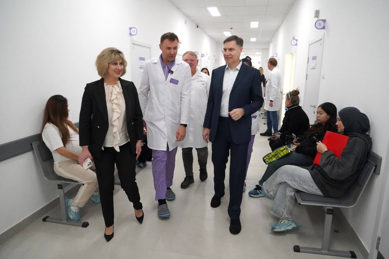 Сегодня торжественно открыли женскую консультацию на улице Новая, дом №3 Сегодня торжественно открыли женскую консультацию на улице Новая, дом №3