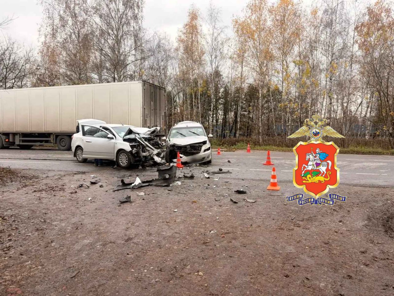 Подмосковные полицейские разбираются в обстоятельствах ДТП в Балашихе