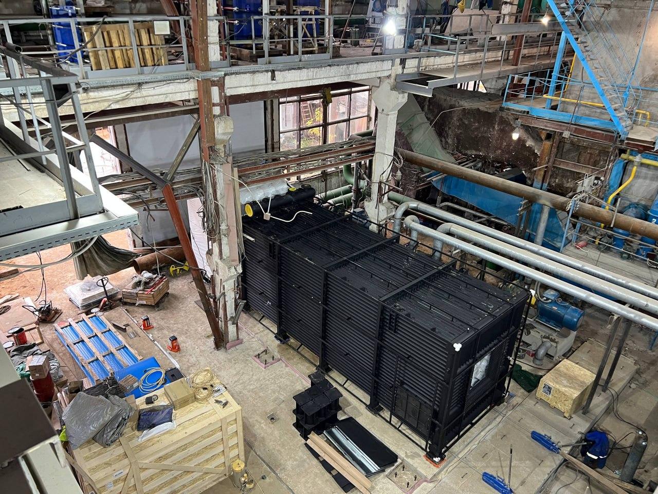 В одной из крупнейших котельных Королёва устанавливают новые котлы