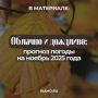 Как завершится осень и когда ждать зимы рассказываем в материале РИАМО