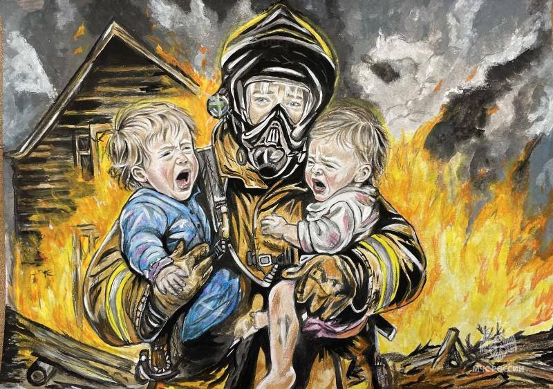 Начальник пожарно-спасательной части из Домодедово Даниил Костылев занял второе место в конкурсе рисунков, посвящённом 35-летию МЧС России Начальник пожарно-спасательной части из Домодедово Даниил Костылев занял второе место в конкурсе рисунков, посвящённом 35-летию МЧС России