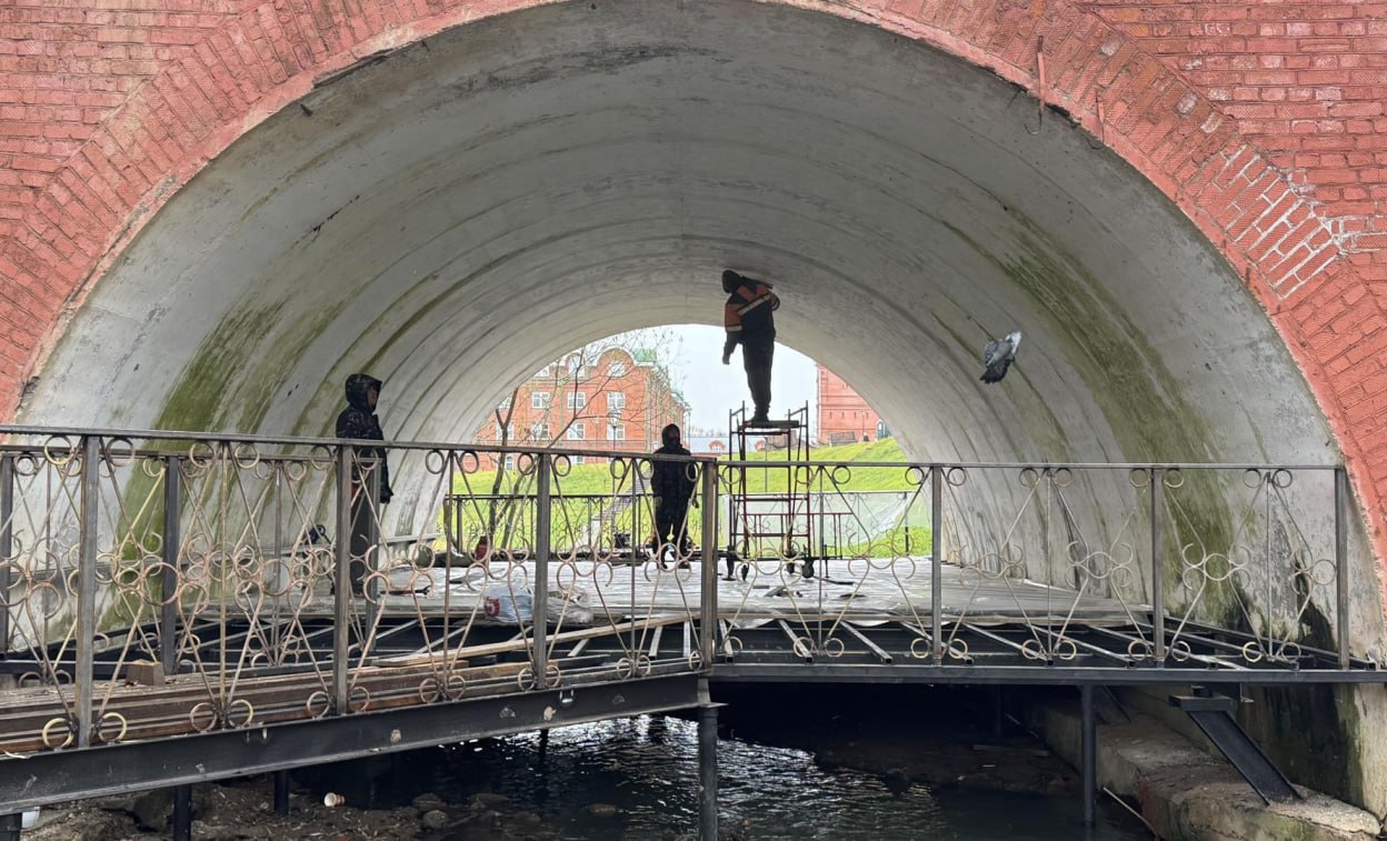 В Сергиевом Посаде ведётся благоустройство территории источника у Троице-Сергиевой лавры В Сергиевом Посаде ведётся благоустройство территории источника у Троице-Сергиевой лавры