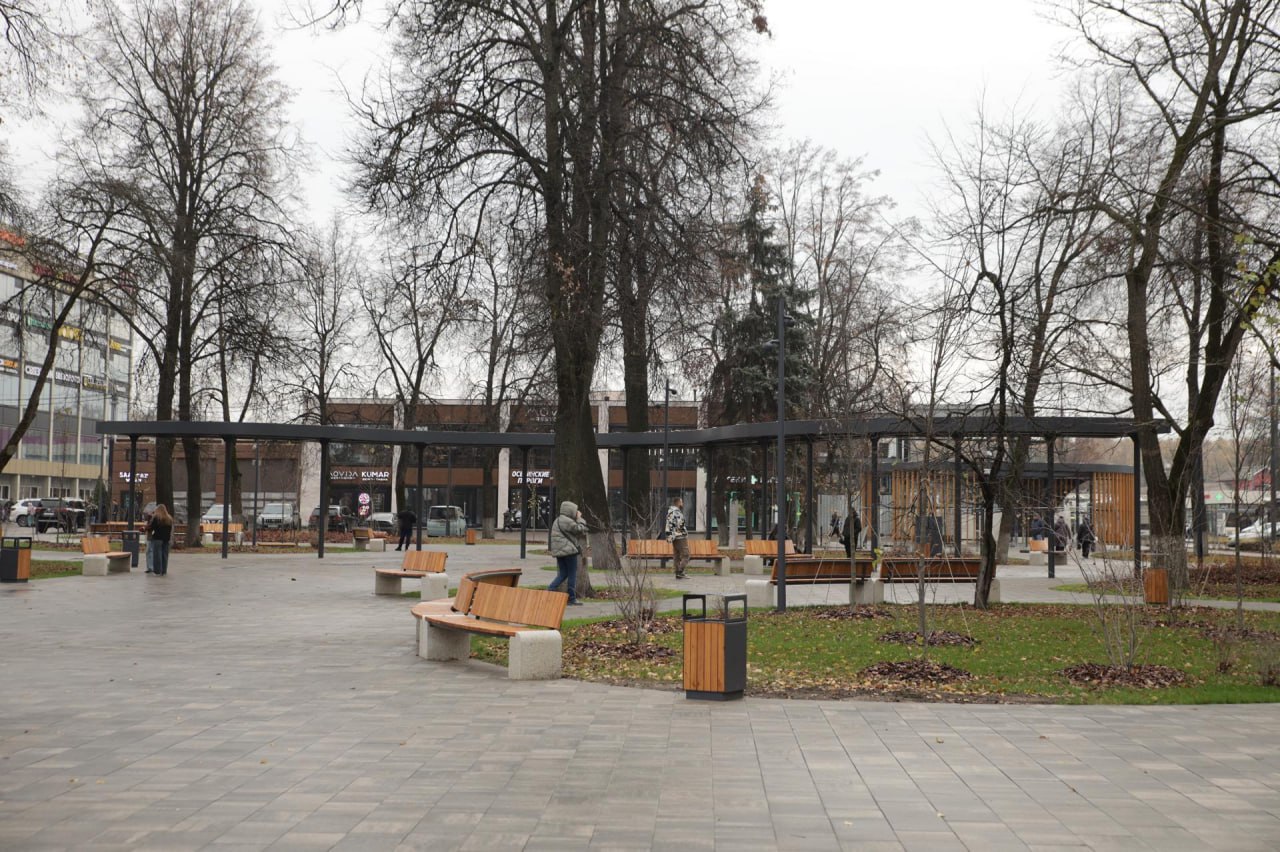 Основной этап благоустройства сквера имени Карла Маркса завершён Основной этап благоустройства сквера имени Карла Маркса завершён