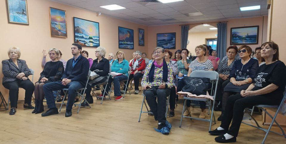 В "Олимпийском" прошла важная и актуальная лекция на тему "Как не стать жертвой мошенников" для участников "Активное долголетие"