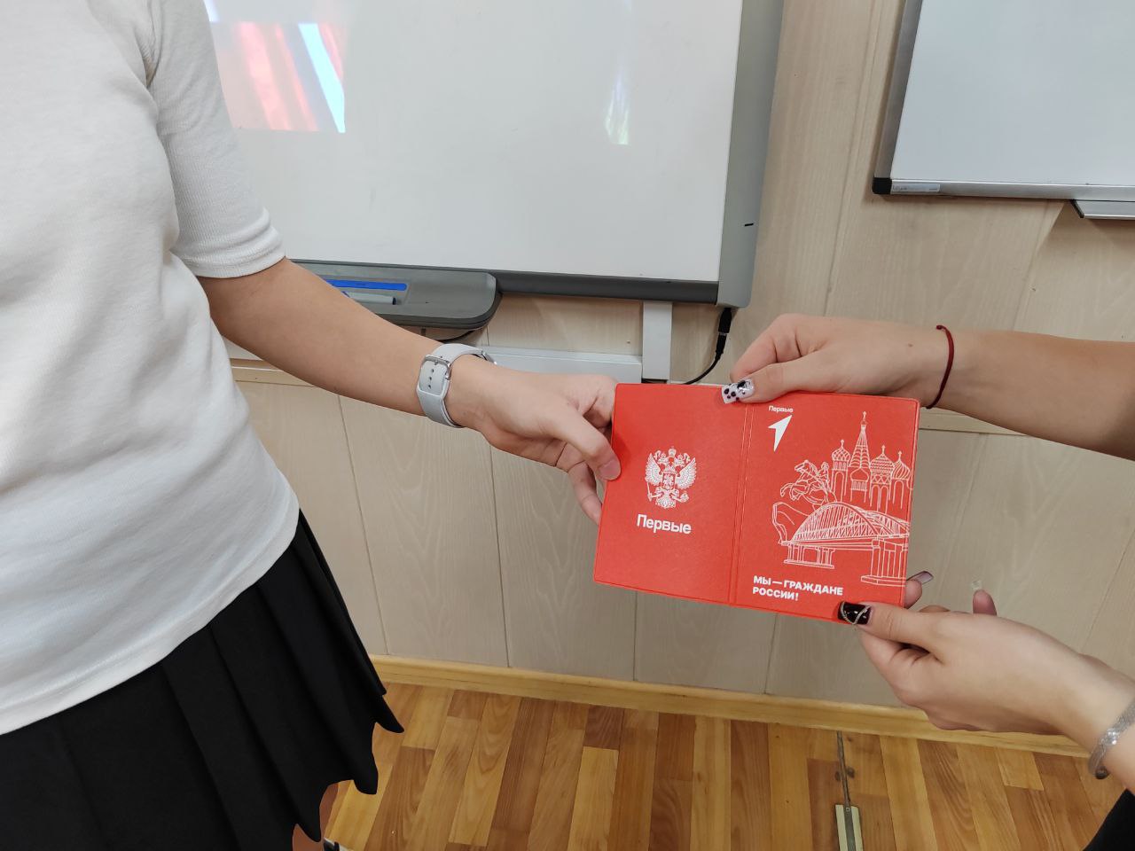 Мы-граждане России. 29 октября в преддверии Дня народного единства состоялась реализация проекта Движения Первых - «Мы-граждане России»