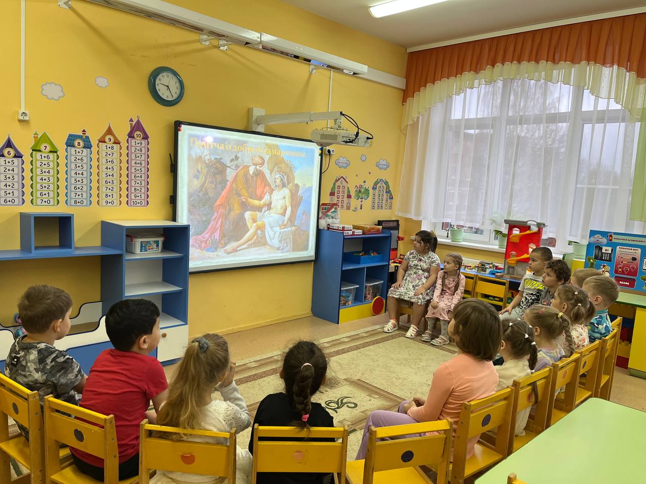 В рамках реализации проекта по духовно - нравственному и гражданско - патриотическому воспитанию "Добрый сад" сегодня в дошкольном отделении МБОУ СШN10 имени С.Н. Воронина (пос. Мещерское) в группе «Золотой ключик» В рамках реализации проекта по духовно - нравственному и гражданско - патриотическому воспитанию "Добрый сад" сегодня в дошкольном отделении МБОУ СШN10 имени С.Н. Воронина (пос. Мещерское) в группе «Золотой ключик»