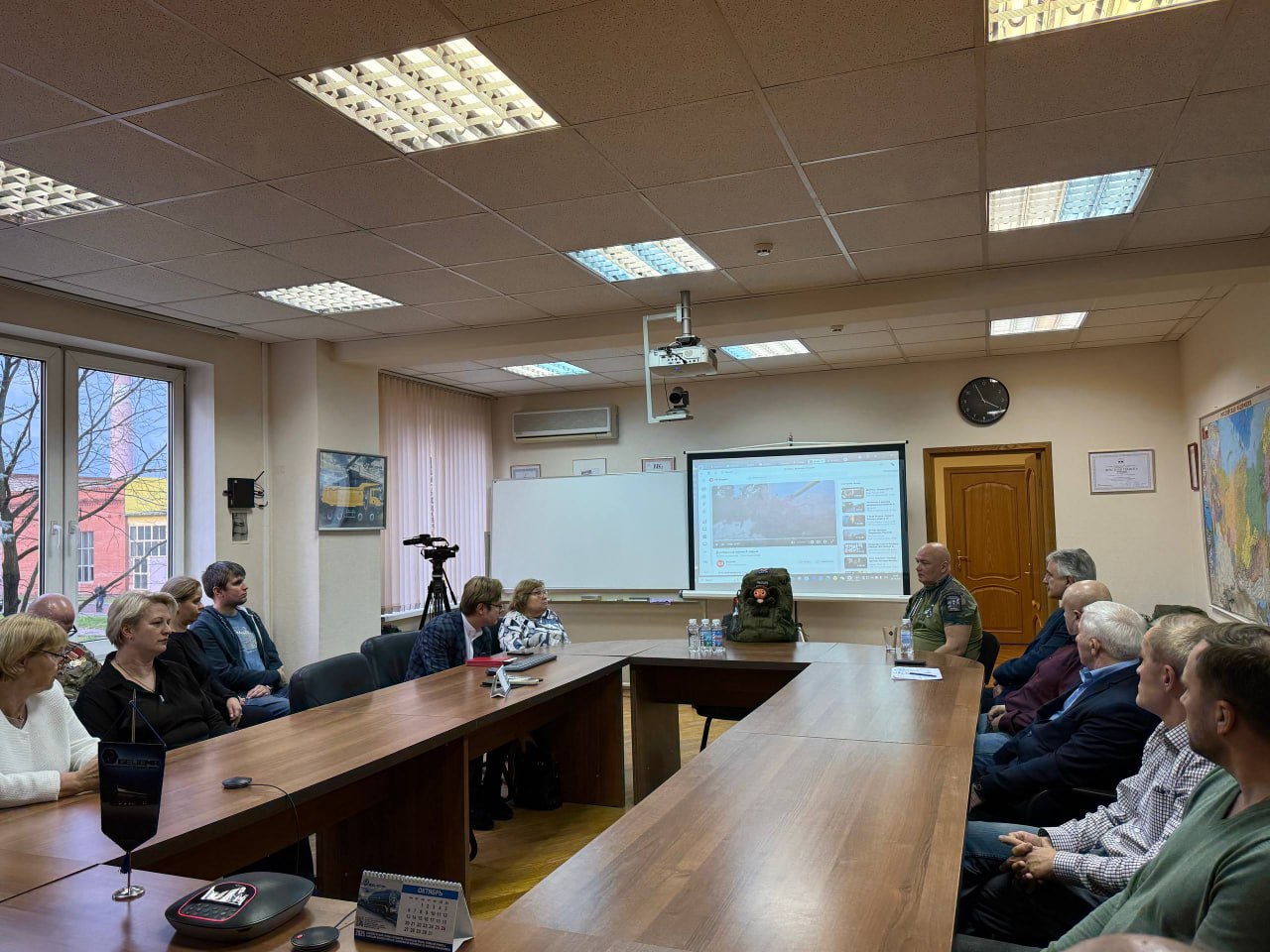 Урок мужества на заводе «Бецема»