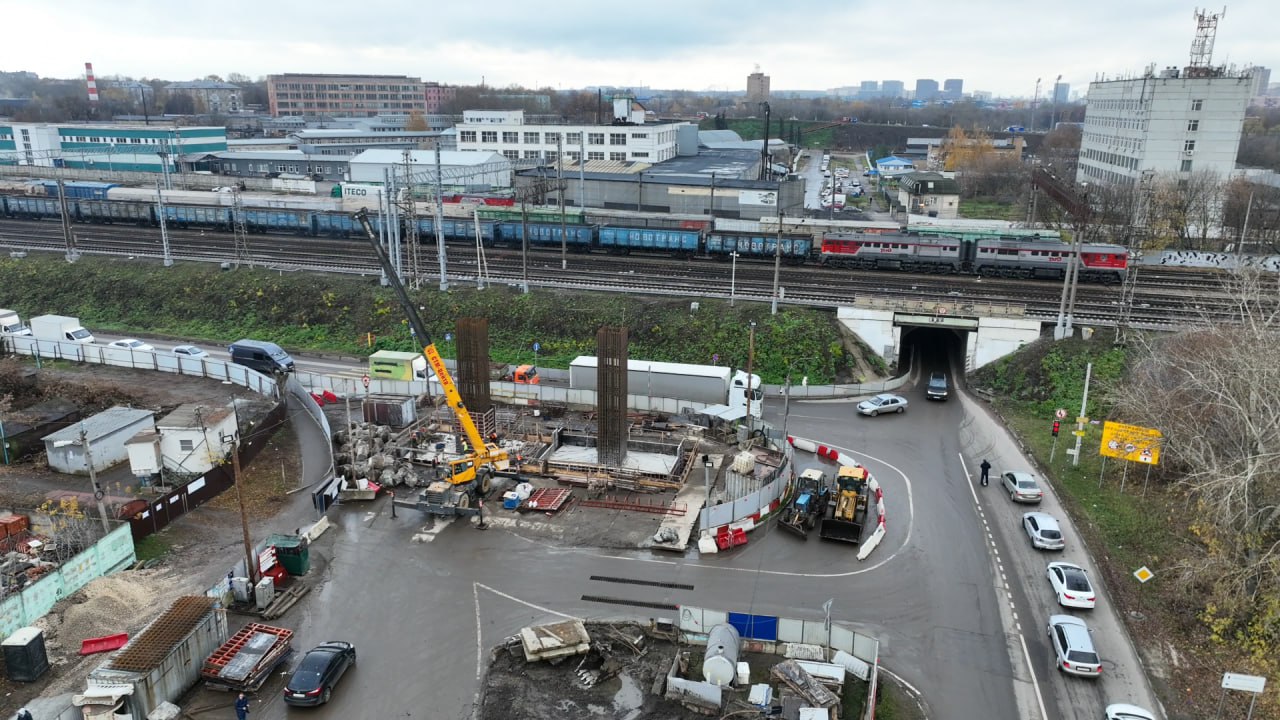 Владимир Волков: К армированию опор будущего путепровода над железнодорожными путями в Люберцах приступил подрядчик Владимир Волков: К армированию опор будущего путепровода над железнодорожными путями в Люберцах приступил подрядчик