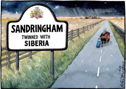 Владимир Корнилов: Итак, британского сексуального маньяка Эндрю Виндзора, бывшего принца, братца нынешнего королька Чарльза лишили всех титулов и сослали с глаз долой в жуткую глушь - в королевское поместье Сандрингем на...
