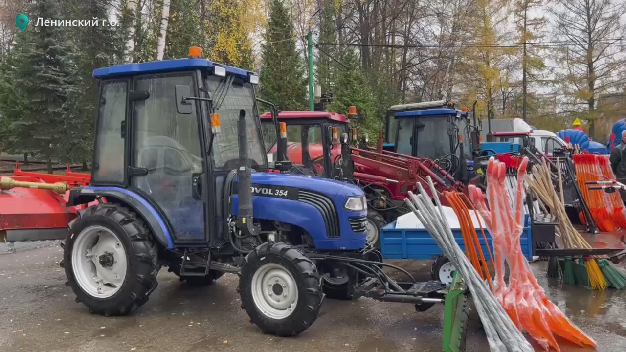 В Ленинском округе завершили плановую подготовку техники и оборудования для зимнего содержания парков