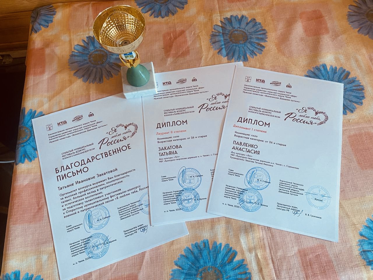 Поздравляем с победой ДК «Луч» м.о. Чехов Поздравляем с победой ДК «Луч» м.о. Чехов