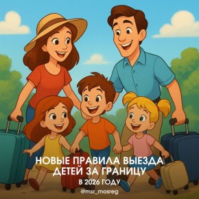 Родители, внимание!. Уже с января 2026 года правила выезда детей за границу меняются