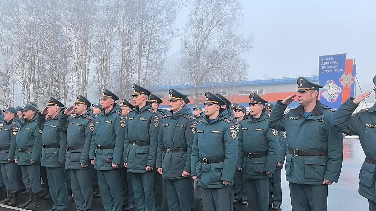 Игорь Сухин: Сегодня Ногинский спасательный центр МЧС встречал своих героев, вернувшихся из особой командировки