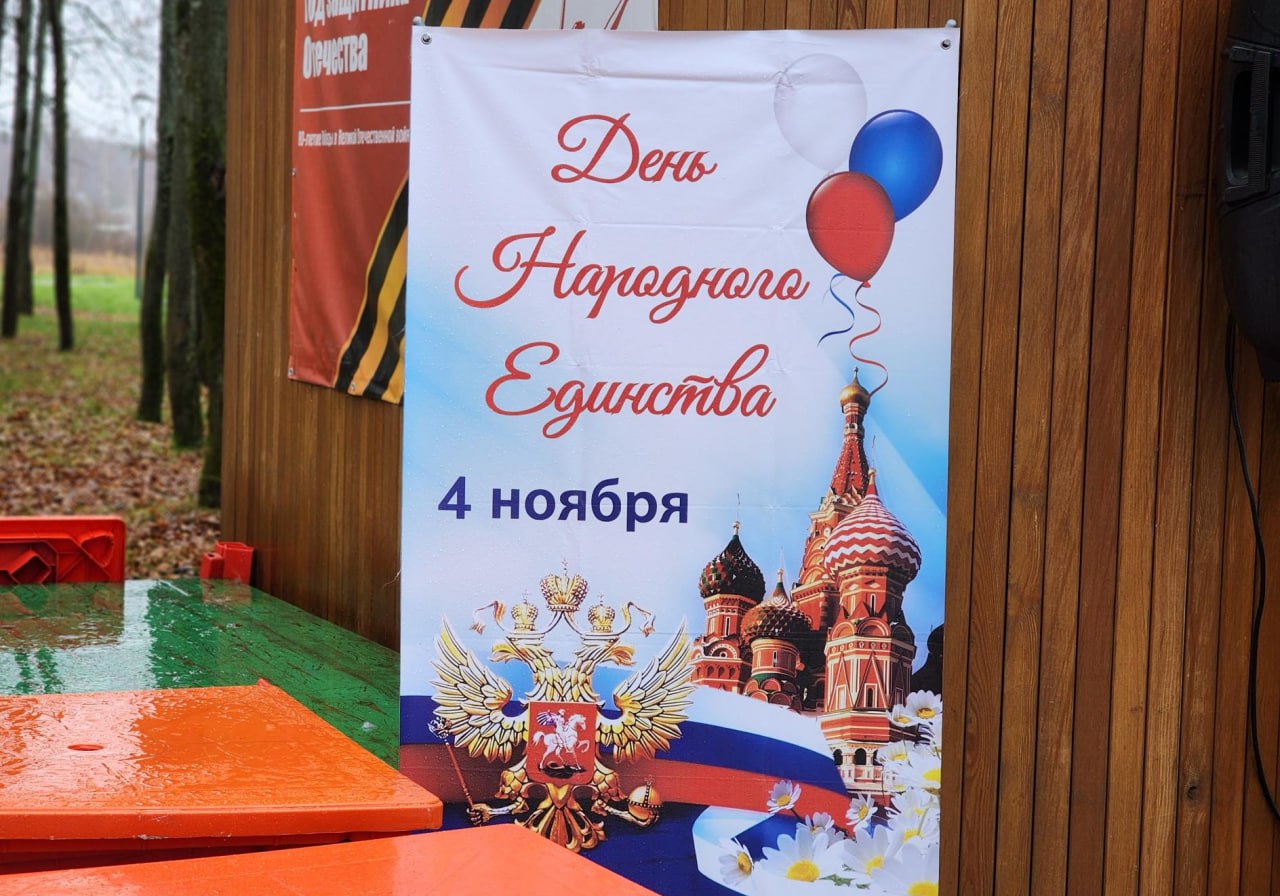 В парке Победы города Краснозаводска отметили День народного единства