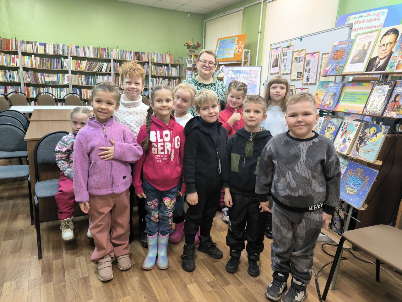 В Чеховской городской библиотеке №1 прошёл литературный час «В мире добрых историй Самуила Маршака»