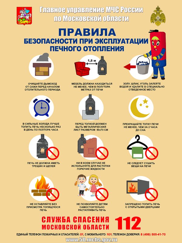 Пик «печных» пожаров приходится именно на отопительный сезон, на период холодов