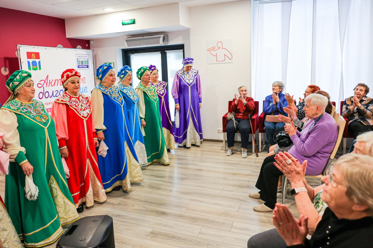Родные напевы прозвучали для участников мытищинского клуба «Активное долголетие» Родные напевы прозвучали для участников мытищинского клуба «Активное долголетие»