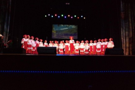 Хор «Русская песня» из клуба «Активное долголетие» провёл творческий вечер