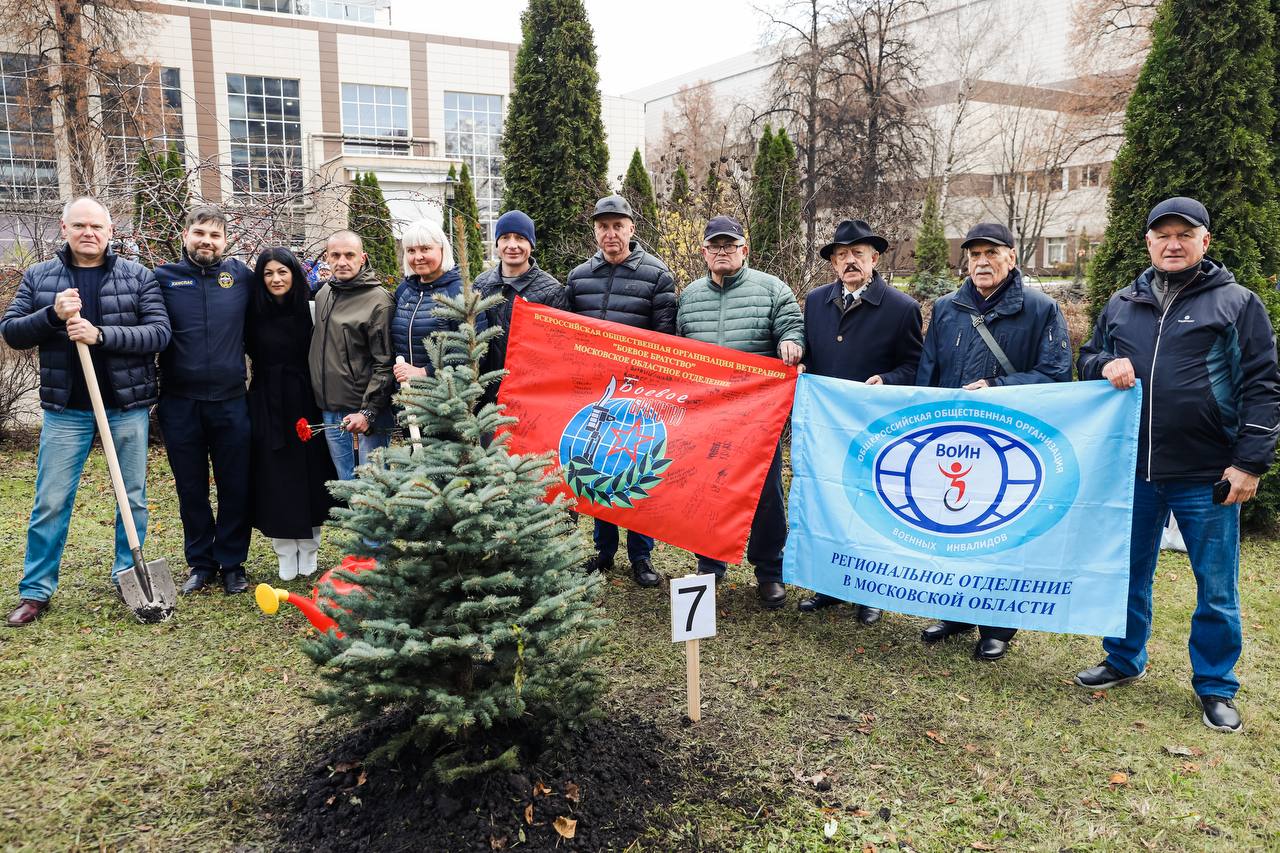 В Химках открыли Аллею Славы в честь участников СВО В Химках открыли Аллею Славы в честь участников СВО