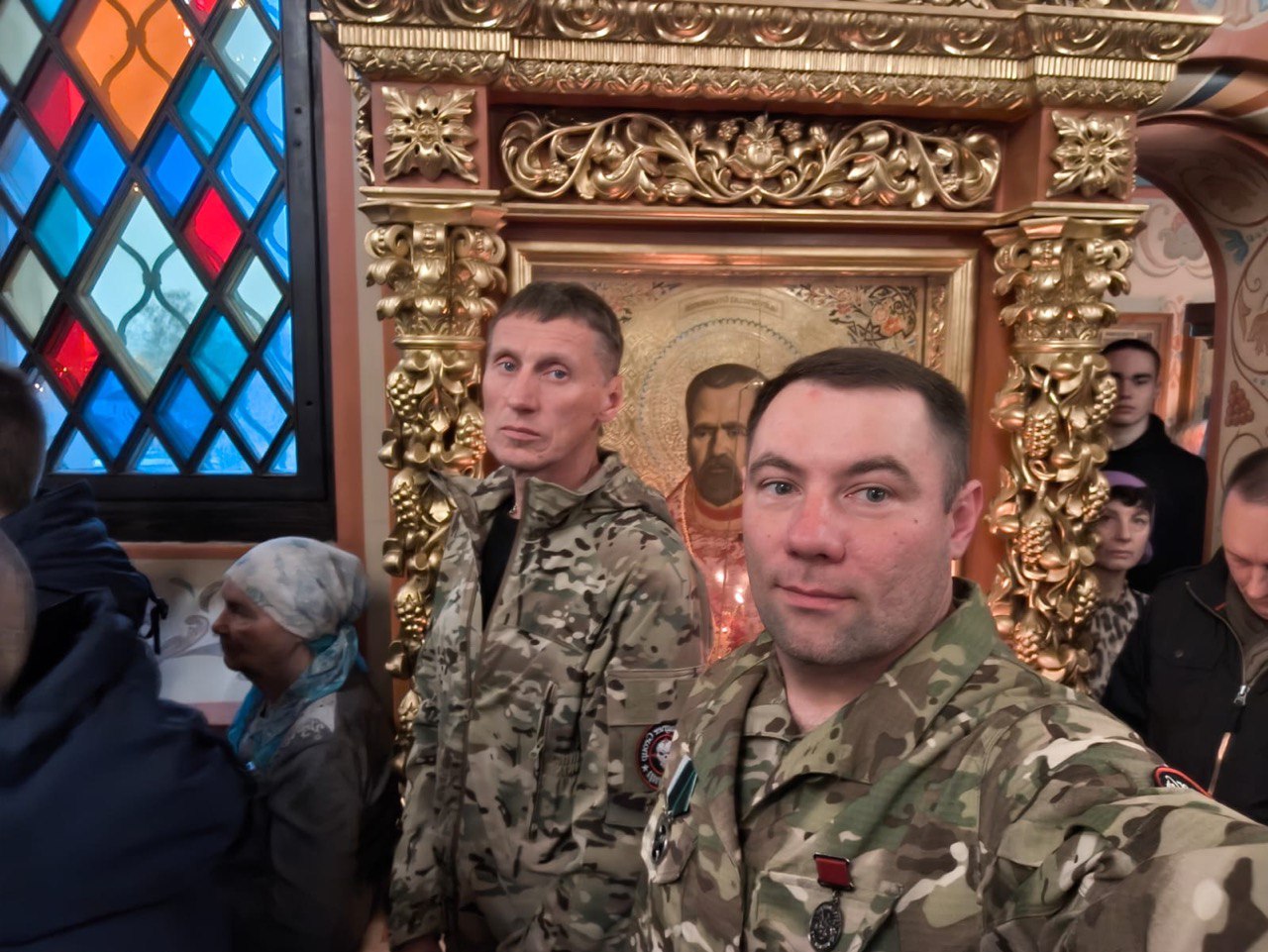 Участники СВО из Люберец приняли участие в богослужении в Храме Казанской иконы Божией Матери Участники СВО из Люберец приняли участие в богослужении в Храме Казанской иконы Божией Матери
