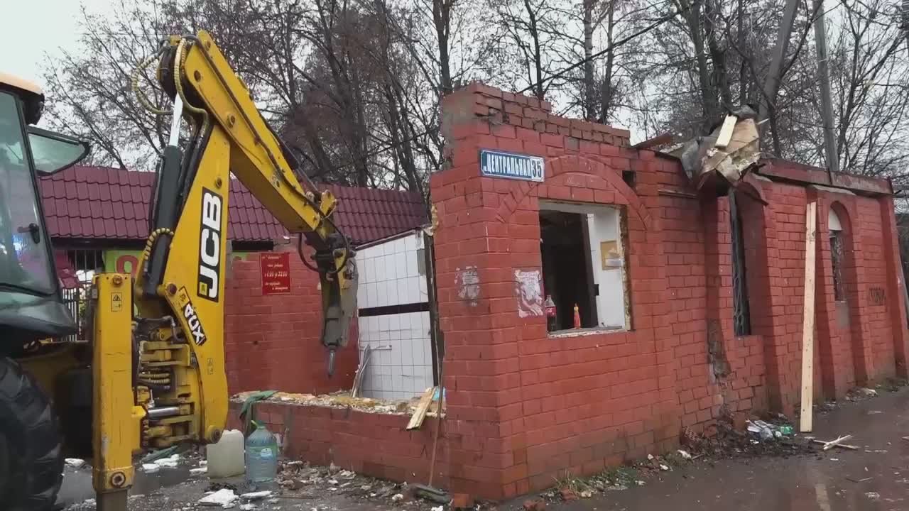 В Домодедово демонтировали 92-й незаконный торговый объект