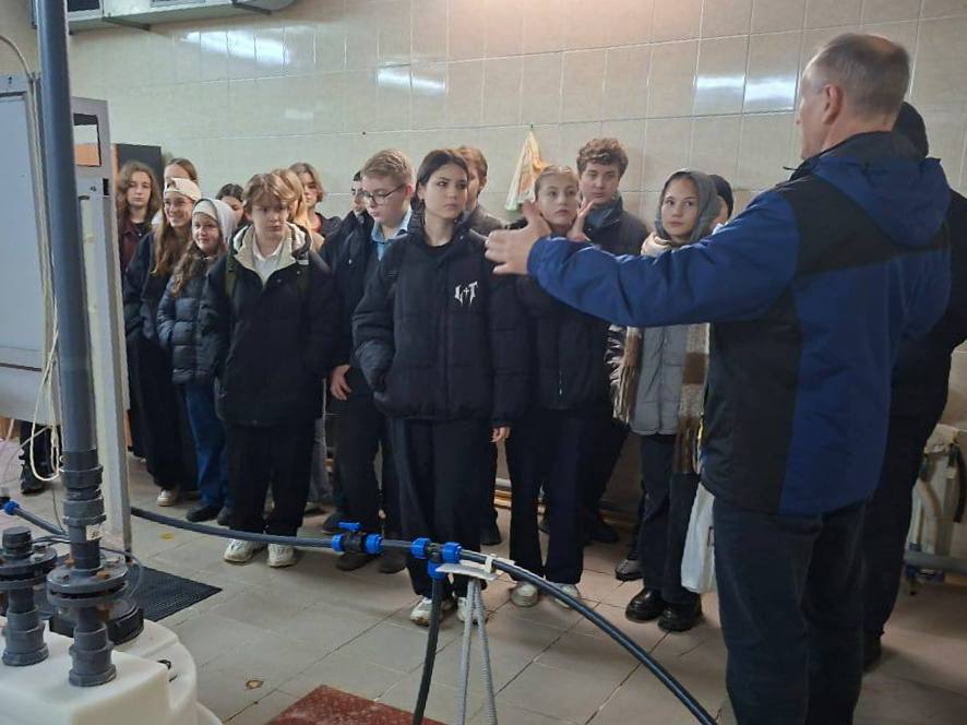 Как в Подольск приходит чистая вода узнали школьники на экскурсии на водозаборный узел «Центральный» Как в Подольск приходит чистая вода узнали школьники на экскурсии на водозаборный узел «Центральный»