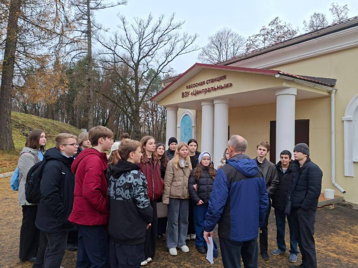Как в Подольск приходит чистая вода узнали школьники на экскурсии на водозаборный узел «Центральный»