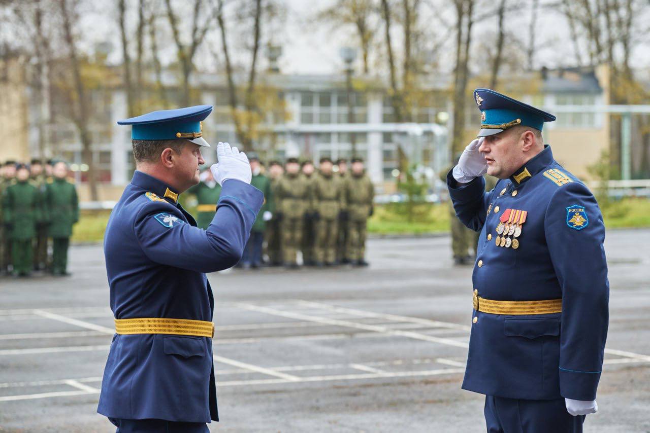 Михаил Собакин: В честь 57-летия со дня образования приветствовал личный состав и командира воинской части Чернецкое полковника Сергея Анатольевича Скворцова