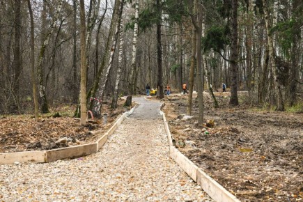 Как проходит благоустройство нового сквера в квартале Свистуха?