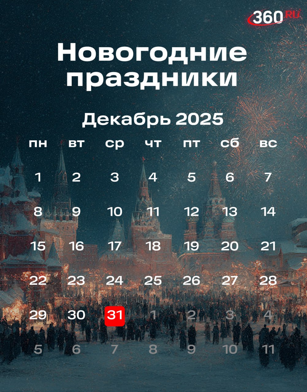 Забываем про будильники и дедлайны: совсем скоро наступят самые длинные новогодние каникулы за 12 лет